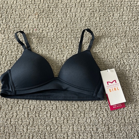 Maidenform Tops Maidenform Girl Bra Navy Blue 34a Never Been Worn